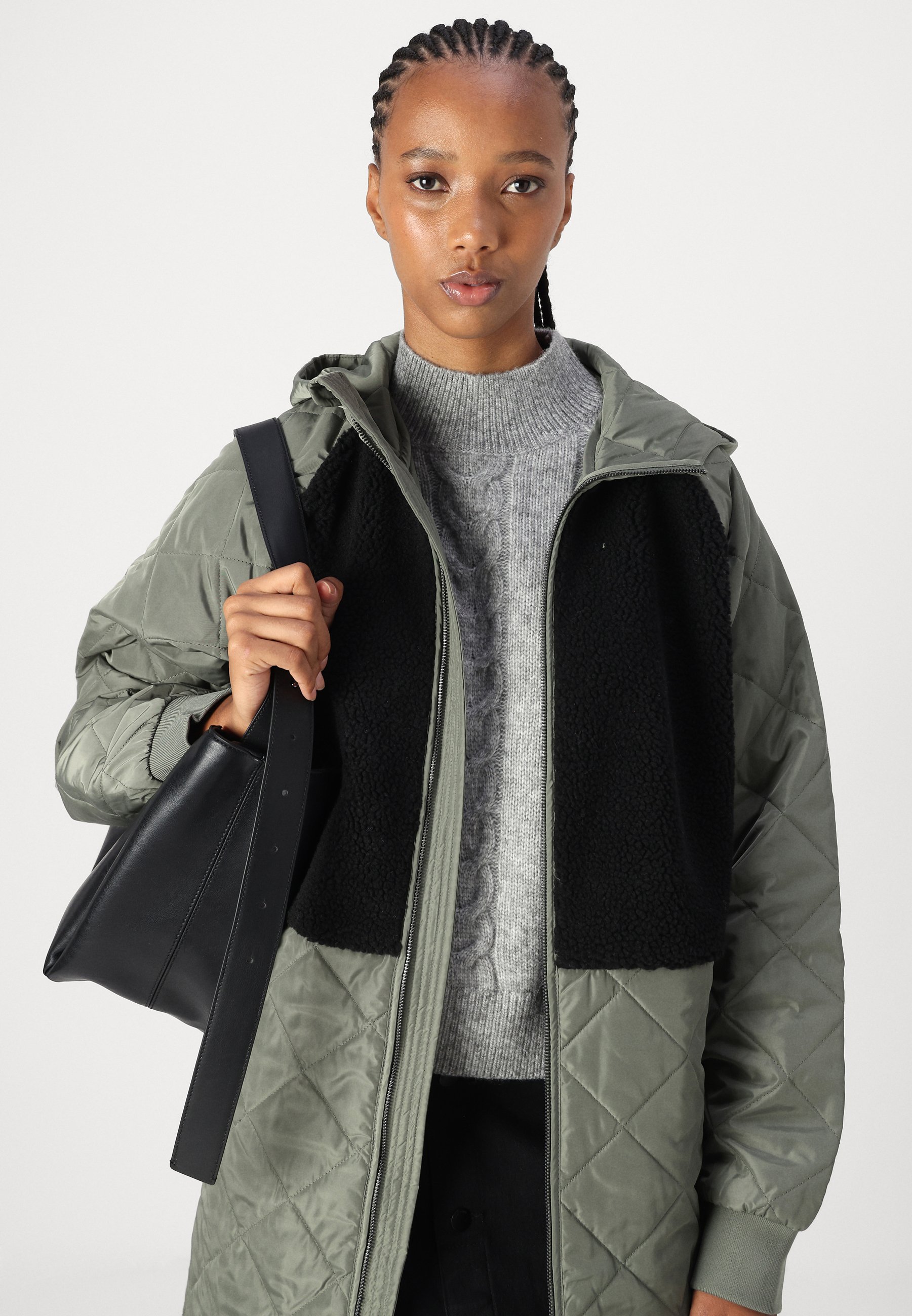 MSCH Copenhagen ADELYNA KIARA HOOD JACKET - Winter coat - basil