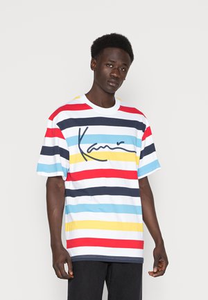 SIGNATURE STRIPE TEE UNISEX - Print T-shirt - multicolor