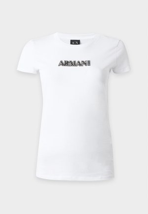 Armani Exchange, Camiseta estampada - optic white