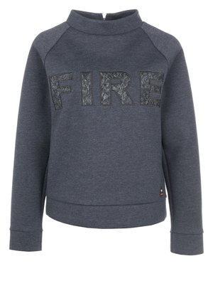Fleece trui - dark grey