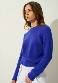 Authentic Cashmere Jersey de punto - indigo