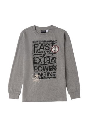 CREW NECK - Maglietta a manica lunga - grigio melange