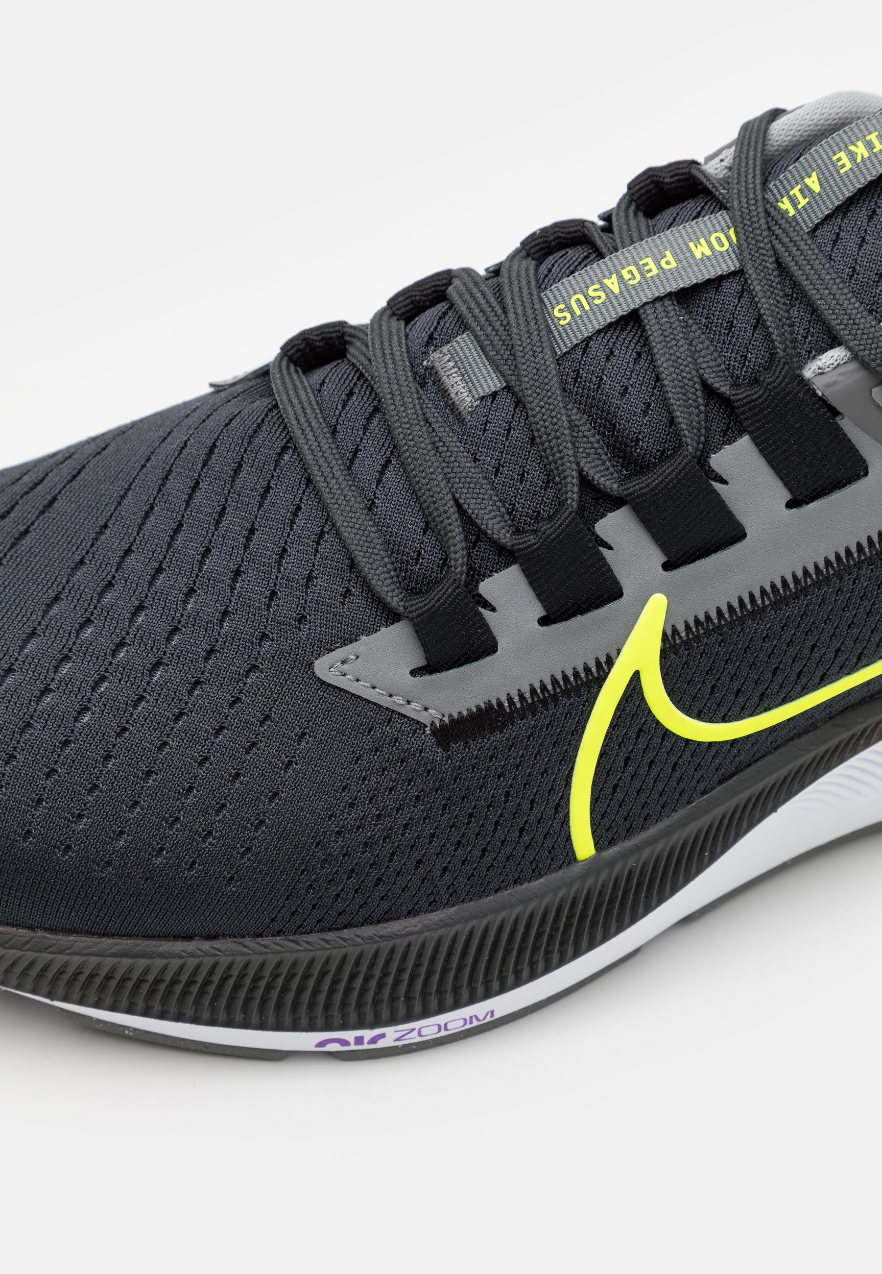 AIR ZOOM PEGASUS 38 - Hardloopschoenen neutraal - grey/volt AIR ZOOM PEGASUS 38 - Hardloopschoenen neutraal - grey/volt