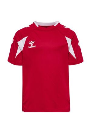 CORE  S/S  - T-shirts print - true red white