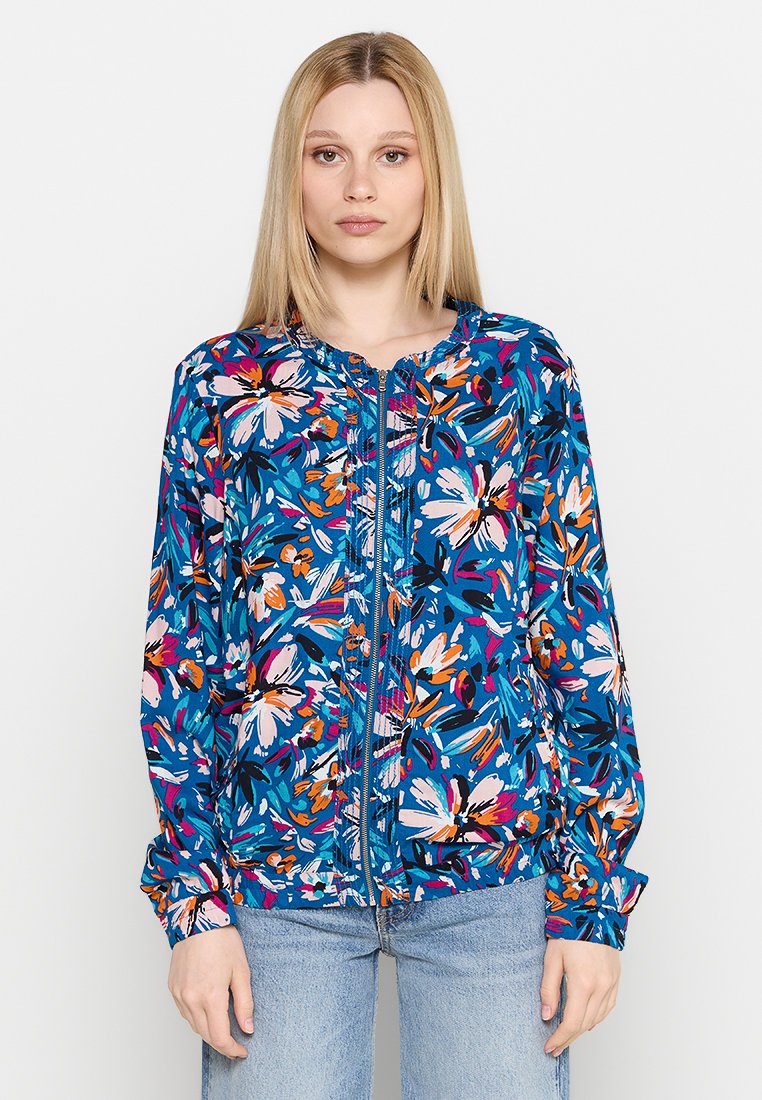 Damart Lichte jas blauw Damart Lichte jas blauw