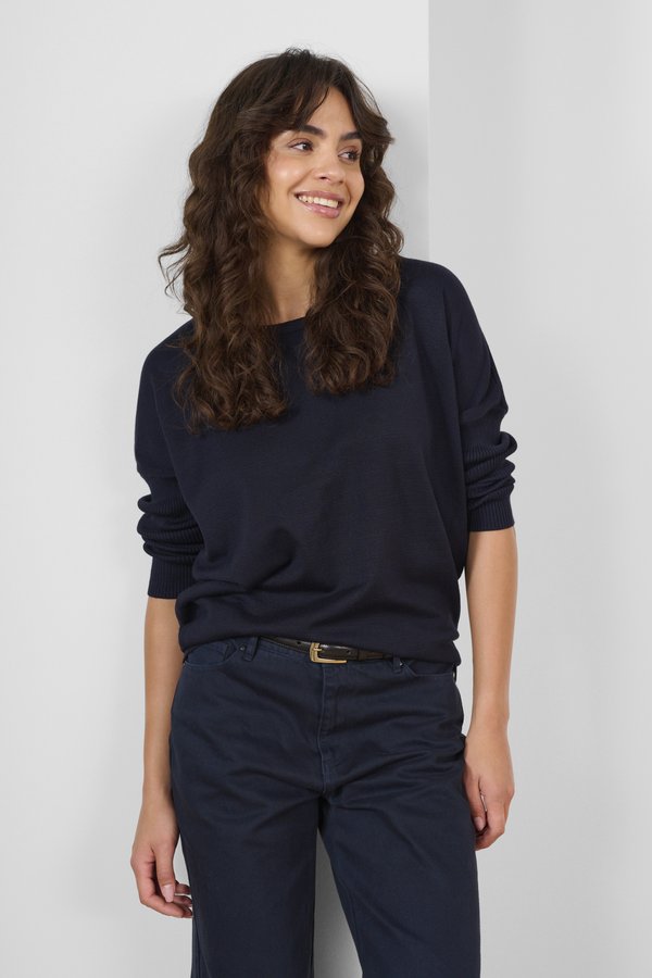 MILASZ R-NECK - Strickpullover - night sky