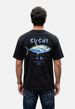 Only & Sons, ONSFISHY LIFE RLX TEE - Camiseta estampada - black