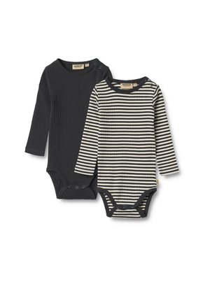 DOPPELPACK L S SPENCER - Body - navy rib stripe