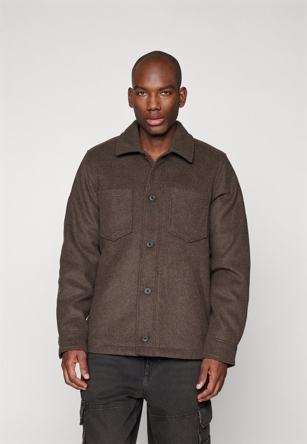 PALLY SHIRT JACKET  - Light jacket - chocolate torte