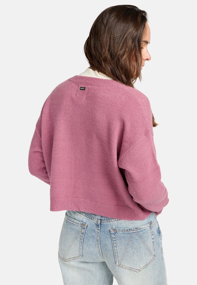RVCA KITTY Cardigan orc/pink