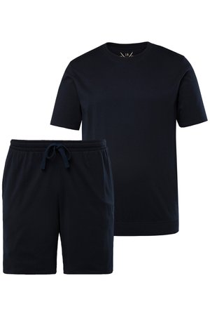 JP1880, PYJAMAS, SHORT TWO-PIECE, STOMACH FIT, UP TO 8 XL SET - Pigiama - navy blue