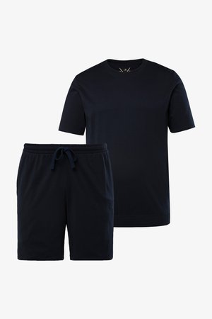 JP1880, PYJAMAS, SHORT TWO-PIECE, STOMACH FIT, UP TO 8 XL SET - Pyjamas - navy blue