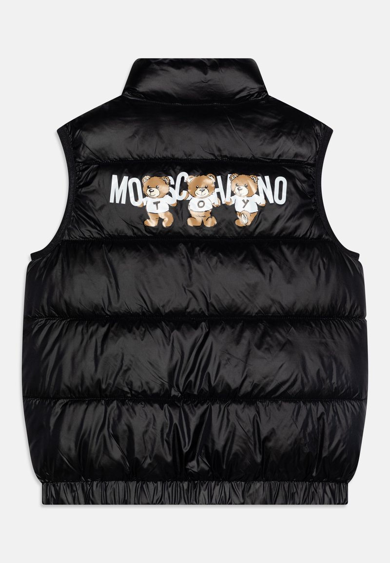 MOSCHINO PADDED GILET UNISEX Waistcoat nero/black