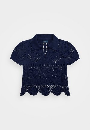 Polo Ralph Lauren COTTON SHORT SLEEVE PULLOVER - Polo shirt - spring navy