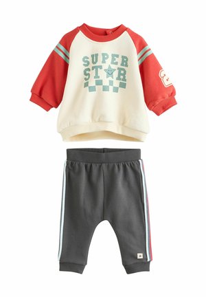 REGULAR FIT JOGGERS 2 PIECE SET - Treniņtērps - charcoal grey