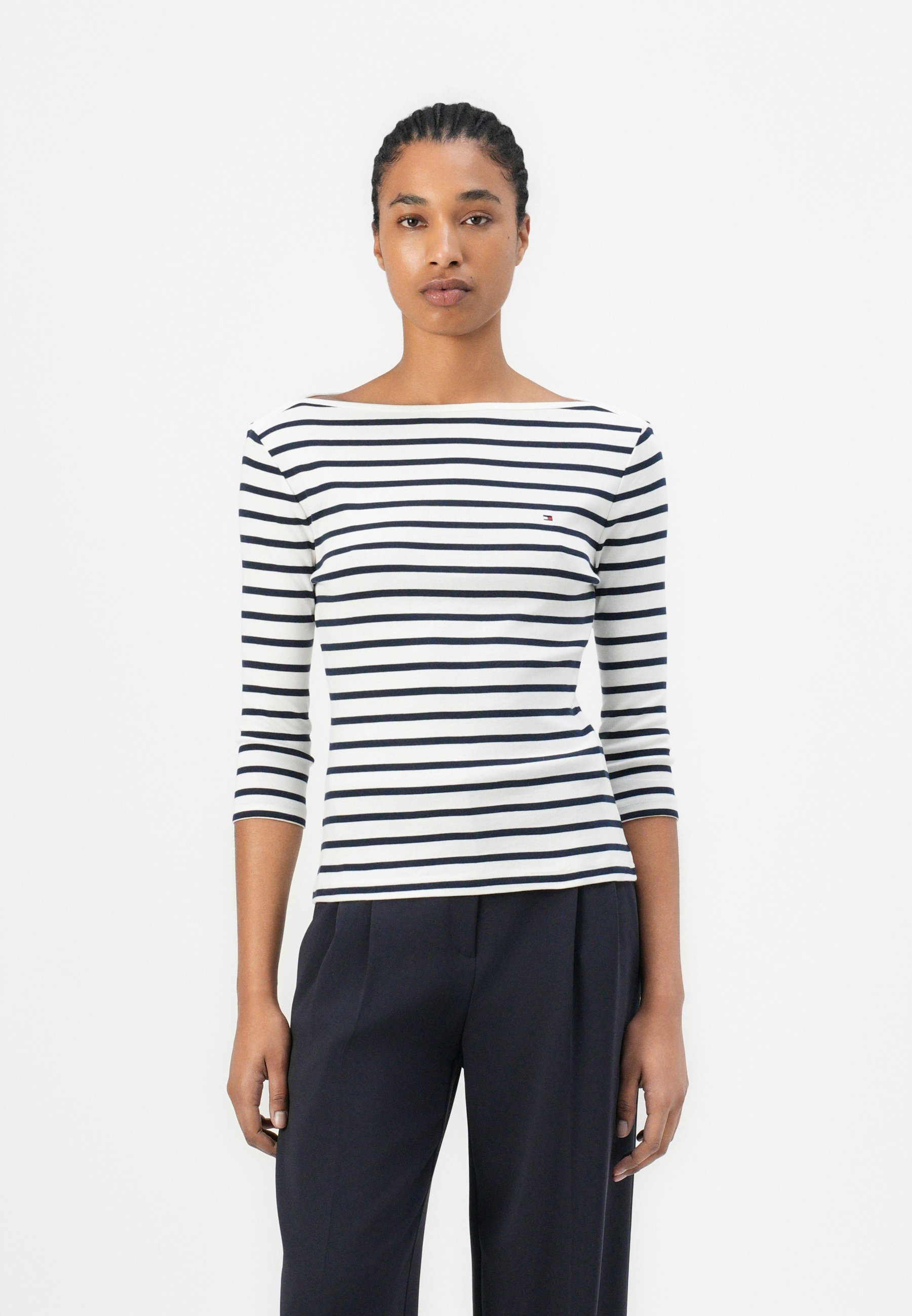Tommy Hilfiger SLIM CODY BOAT - Langarmshirt - ecu/dark