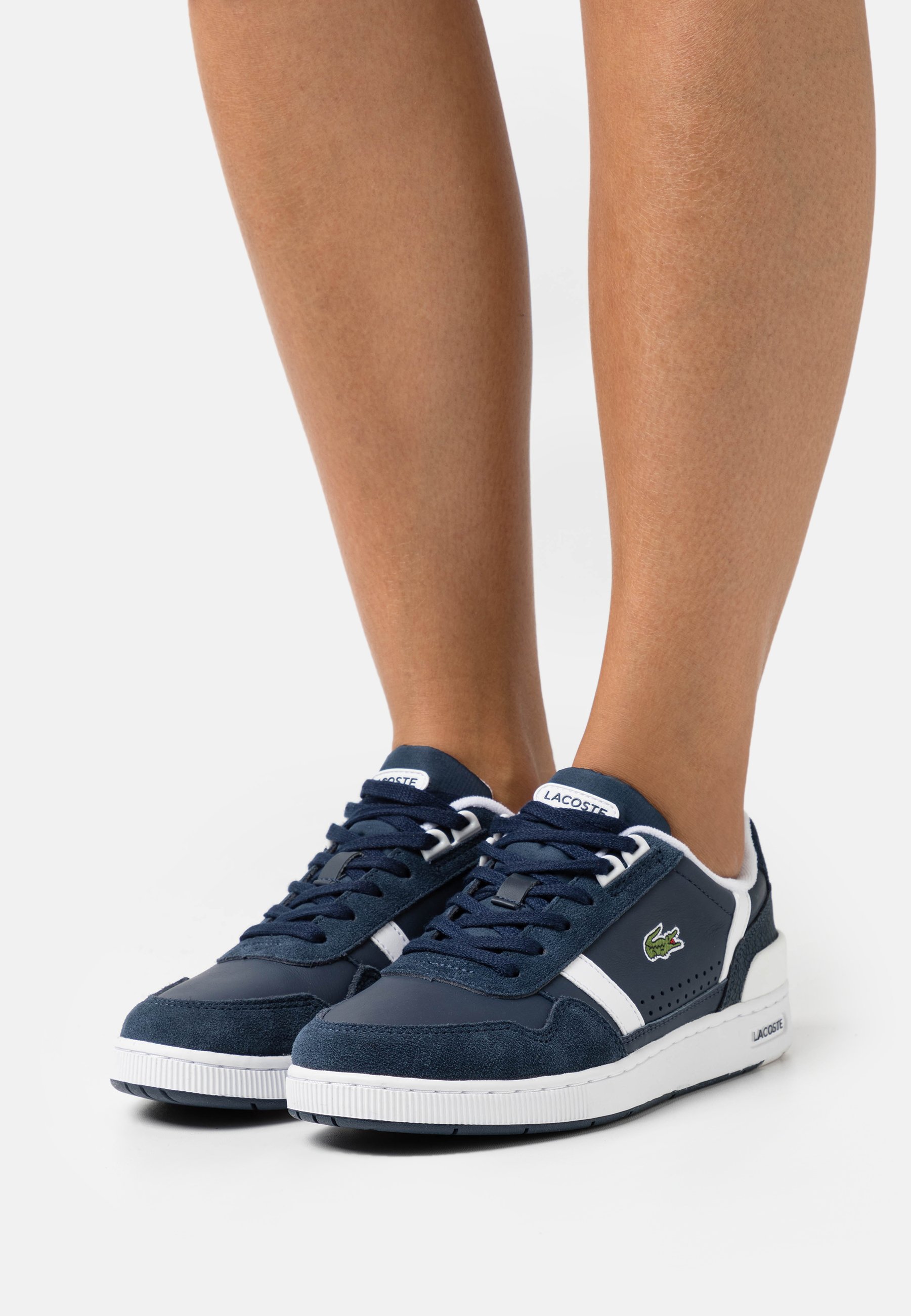 lacoste trainers navy