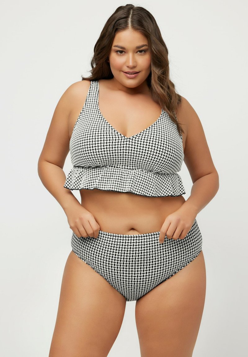 Ulla Popken Bikini - noir/schwarz - Zalando.de