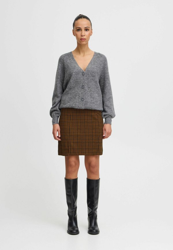 IHKATE MOSLEY - Pencil skirt - monk s robe check jacquard2
