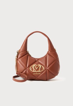 EMBOSSED - Sac à main - chestnut