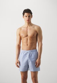 Tommy Hilfiger - ORIGINAL ITHACA-SMEDIUM DRAWSTRING STRIPE - Surfshorts - ithaca white/blue spell Miniatyrbild 1