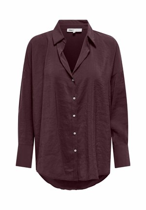 ONLY, ONLZAZIMA L/S LOOSE SHIRT WVN - Chemisier - winetasting