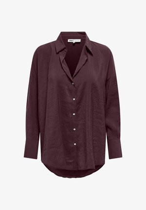 ONLY, ONLZAZIMA L/S LOOSE SHIRT WVN - Chemisier - winetasting