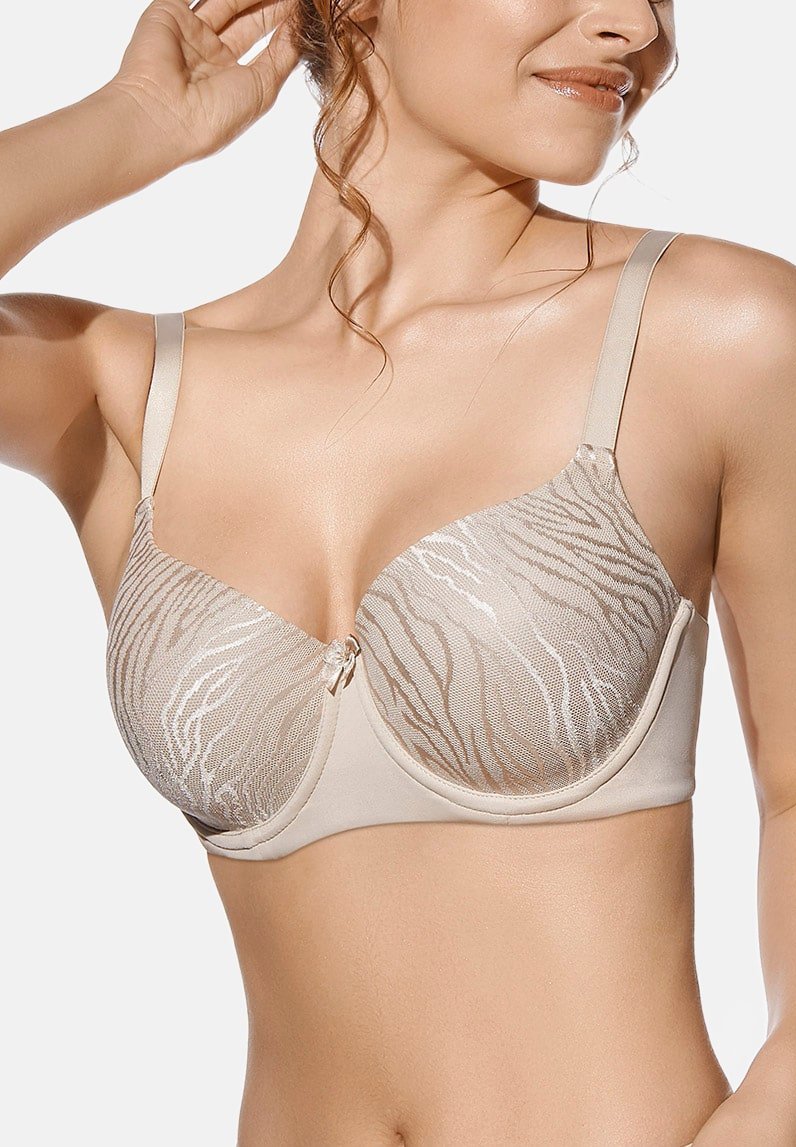 Creaciones Selene NORMA - Sujetador con aros - tierra