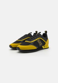 EA7 Emporio Armani LACES UNISEX - Sportcipő - black/antique moss