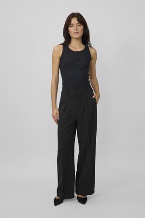 THE TAILORED HIGH - Trousers - black