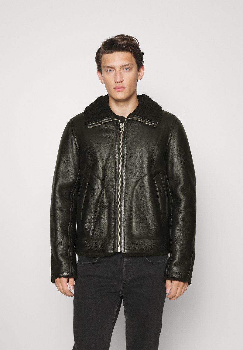 rag & bone STANLEY JACKET Lederjacke black/schwarz Zalando.at