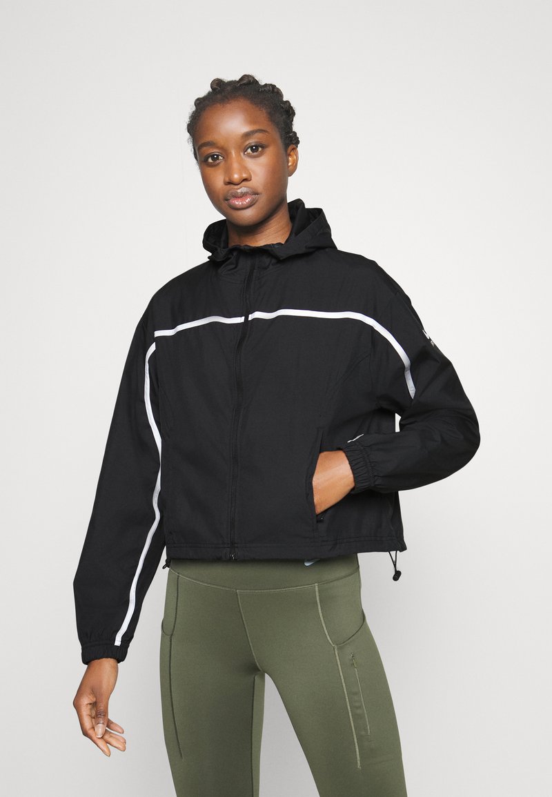 Nike Performance AIR JACKET Running jacket black/white/fossil stone