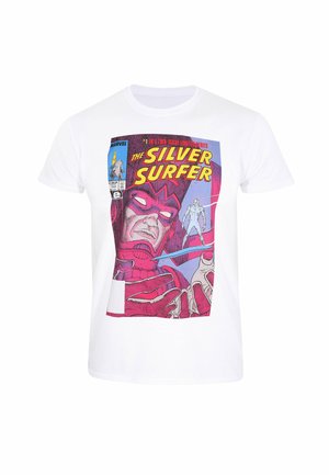 MARVEL UNIVERSE COMIC SURFER - Print T-shirt - white