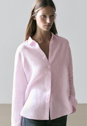 FLOWING PINSTRIPED - Chemisier - pink