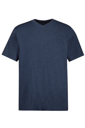 JP1880, GROSSE GRÖSSEN REINE V-AUSSCHNITT - T-Shirt basic - dark blue mottled