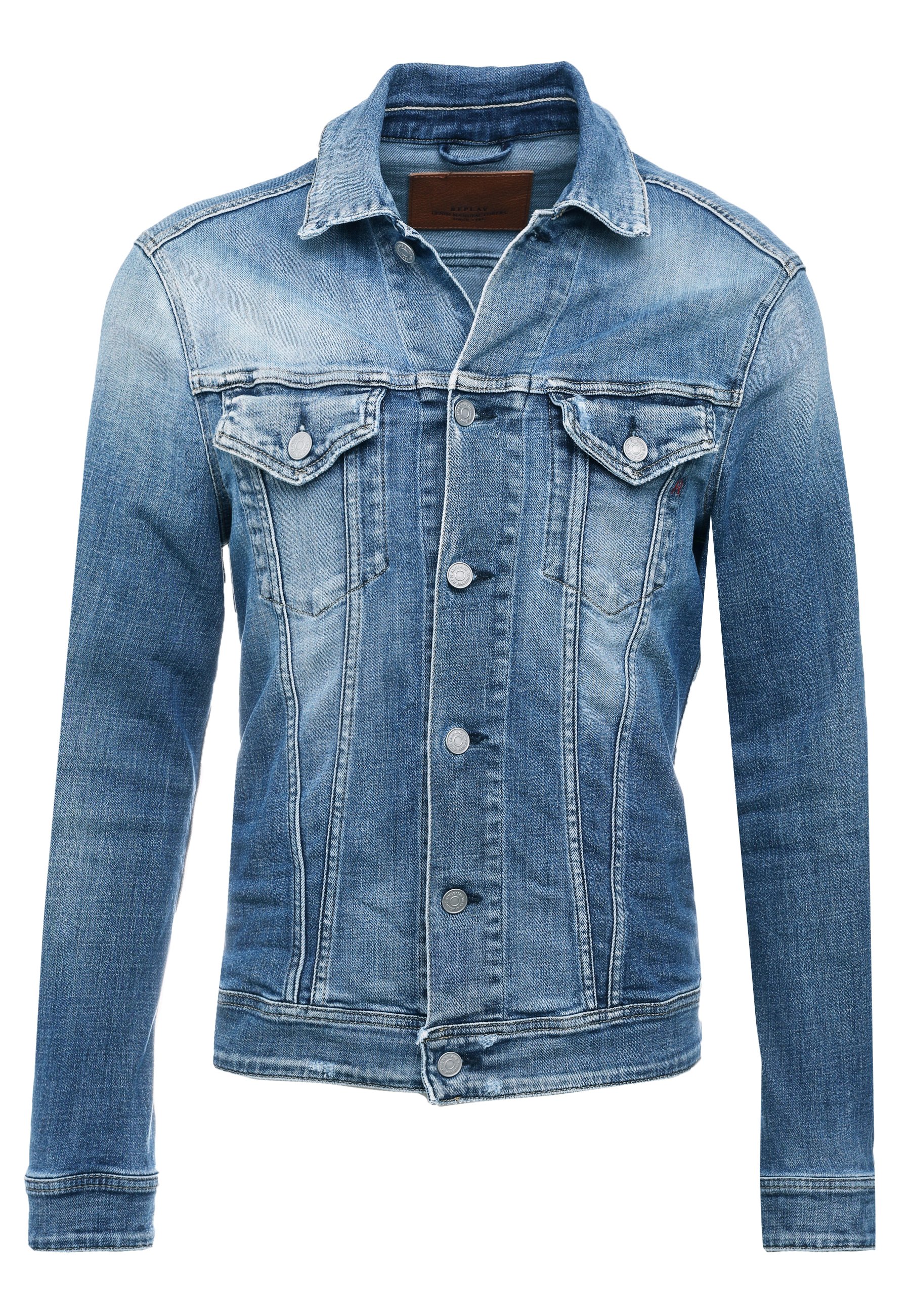 Replay Jeansjacka medium blue Zalando.se Jeansjacka från Replay till herr.