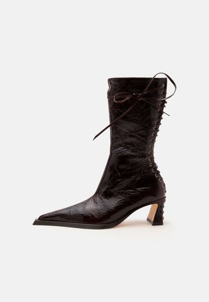 MIISTA, SHELLEY CRINKLE - Stivali texani / biker - brown