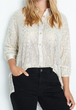 Košilová halenka  - silver-coloured