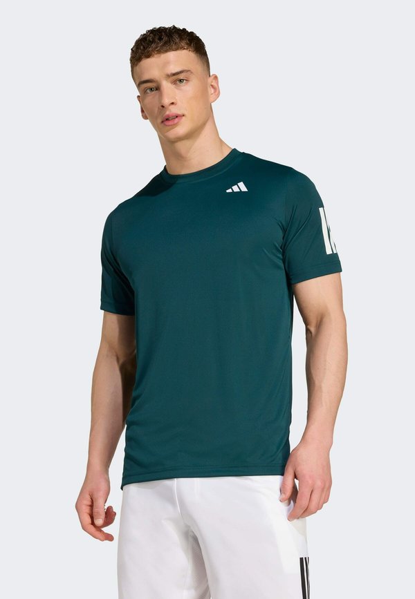 CLUB 3 STRIPES  - Sports T-shirt - aurora ivy