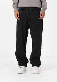 Hollister Co. Vrečaste kavbojke - washed black