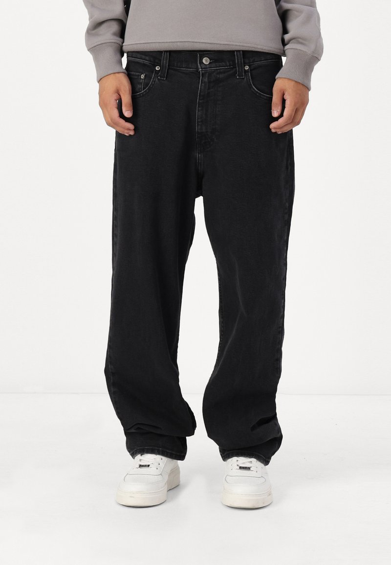 Hollister Co. Vrečaste kavbojke - washed black