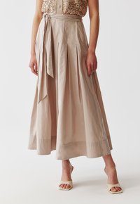 TATUUM - Maxi skirt - beige Thumbnail Image 1