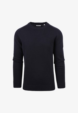 KnowledgeCotton Apparel Strickpullover - blauw