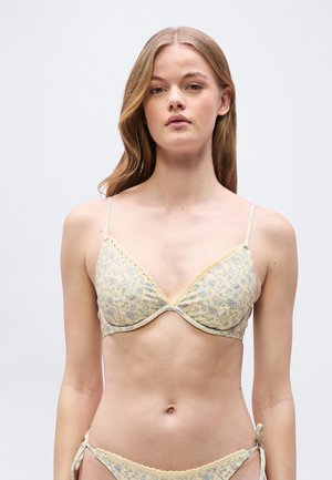 FLAT PASSEMENTERIE - Sutien costum de baie din două piese - yellow