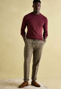 Tom Joule REGULAR FIT - CREW NECK - Svetrík - burgundy