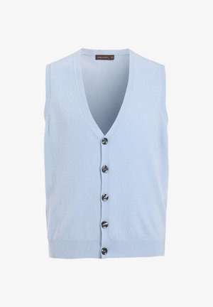 Oscar Jacobson, GUISEPPE - Waistcoat - chambray blue