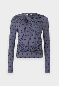 KNOTTED - T-shirt à manches longues - black/grey