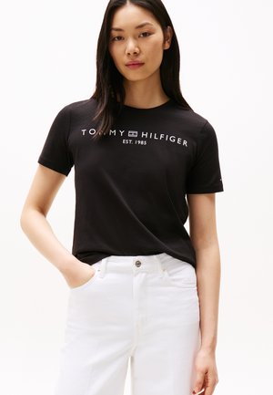 Tommy Hilfiger CORP LOGO  - T-shirts print - black
