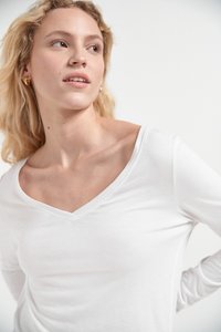 Next Top s dlouhým rukávem - white