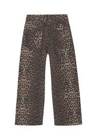 Creamie WIDE LEO - Jeans relaxed fit - brown leo